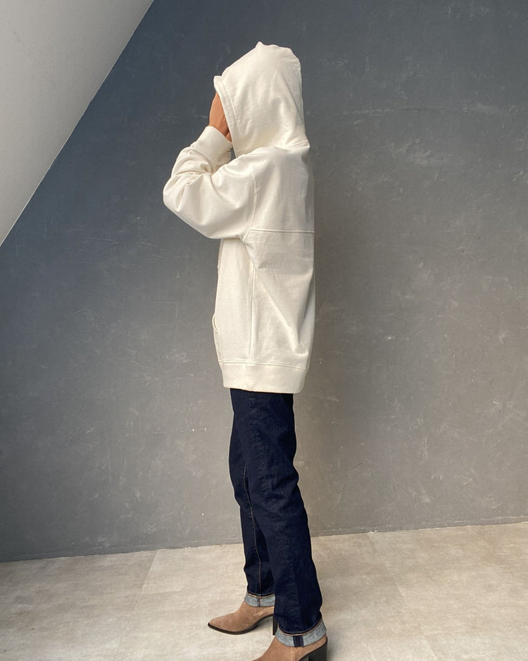 裏毛ユニセックスサイズフーディ