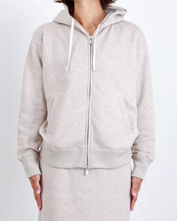 起毛裏毛フロントジップパーカー