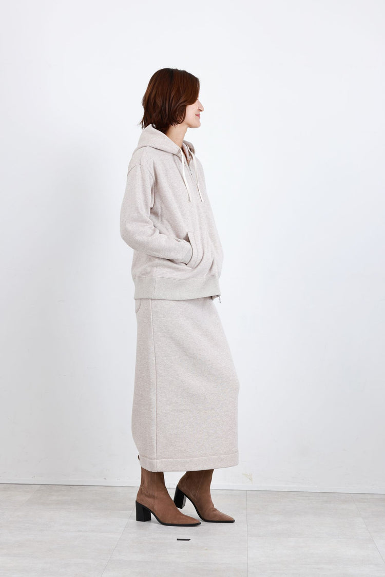 起毛裏毛フロントジップパーカー