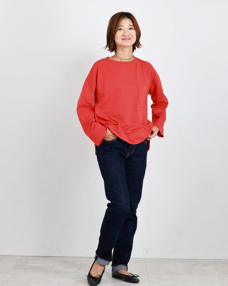 お洒落なフレアースリーブ デザインT