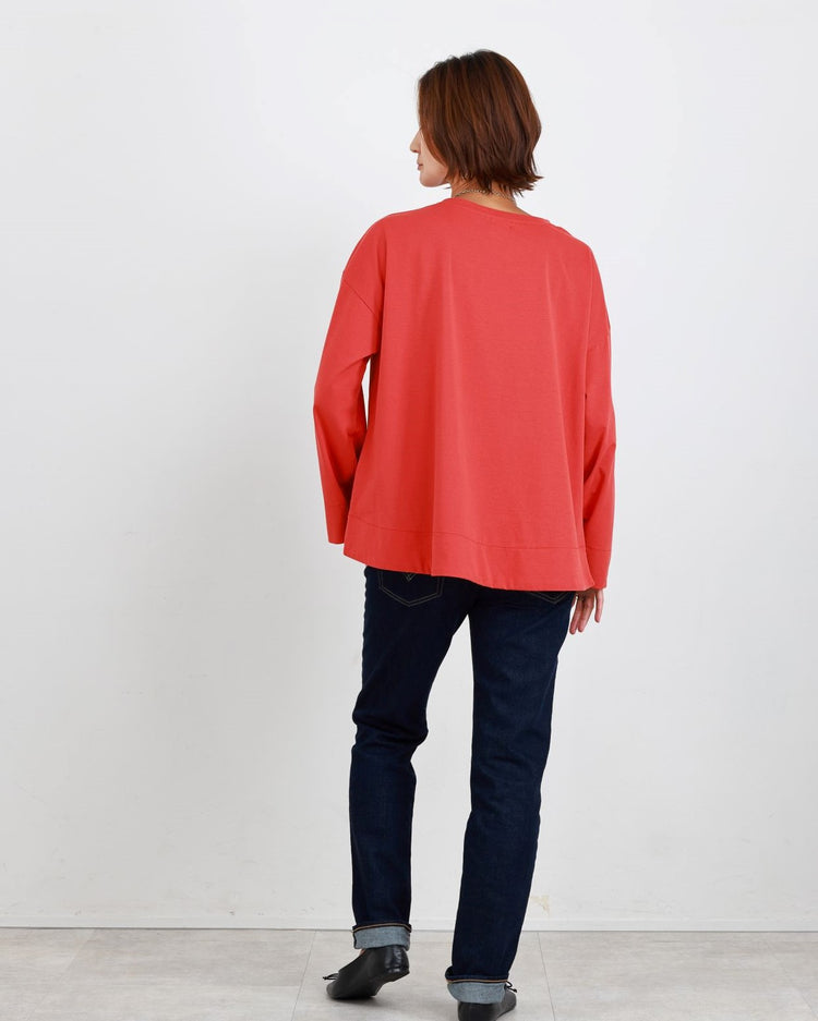 お洒落なフレアースリーブ デザインT