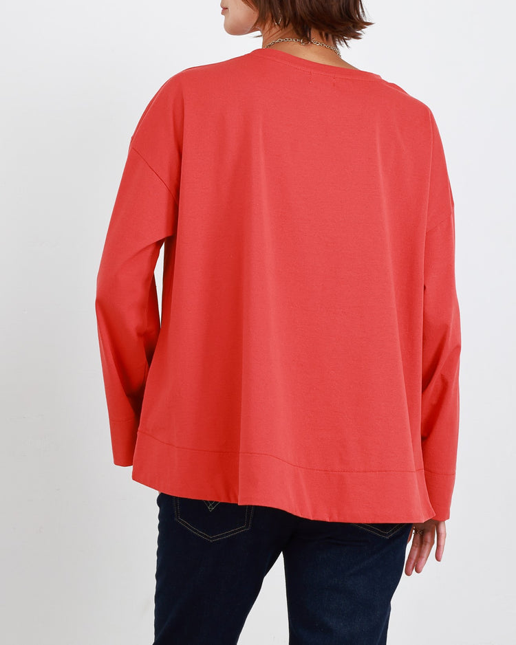 お洒落なフレアースリーブ デザインT