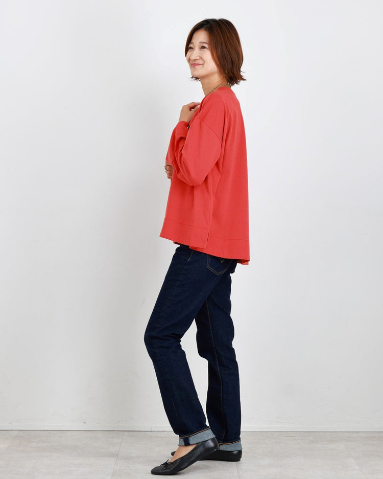 お洒落なフレアースリーブ デザインT