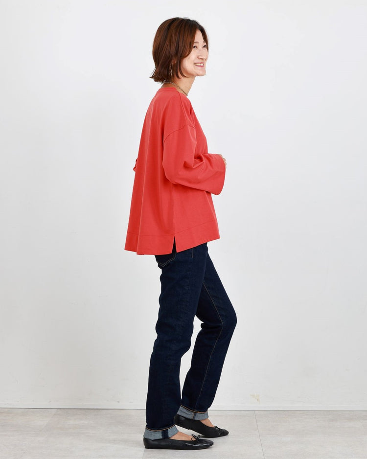 お洒落なフレアースリーブ デザインT