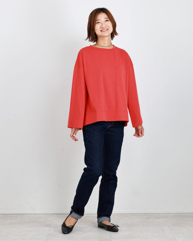 お洒落なフレアースリーブ デザインT