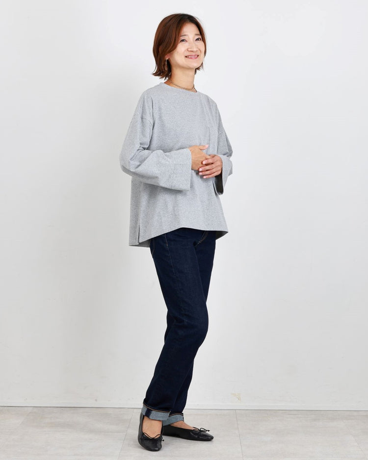 お洒落なフレアースリーブ デザインT