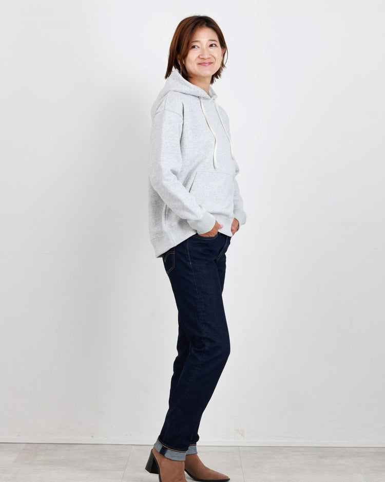 起毛裏毛ユニセックスBIGパーカー