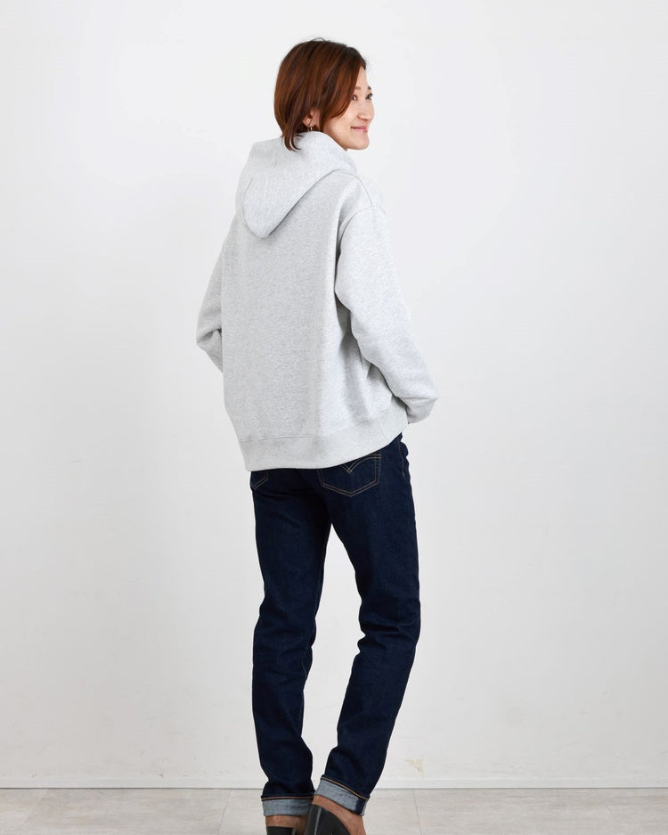 起毛裏毛ユニセックスBIGパーカー