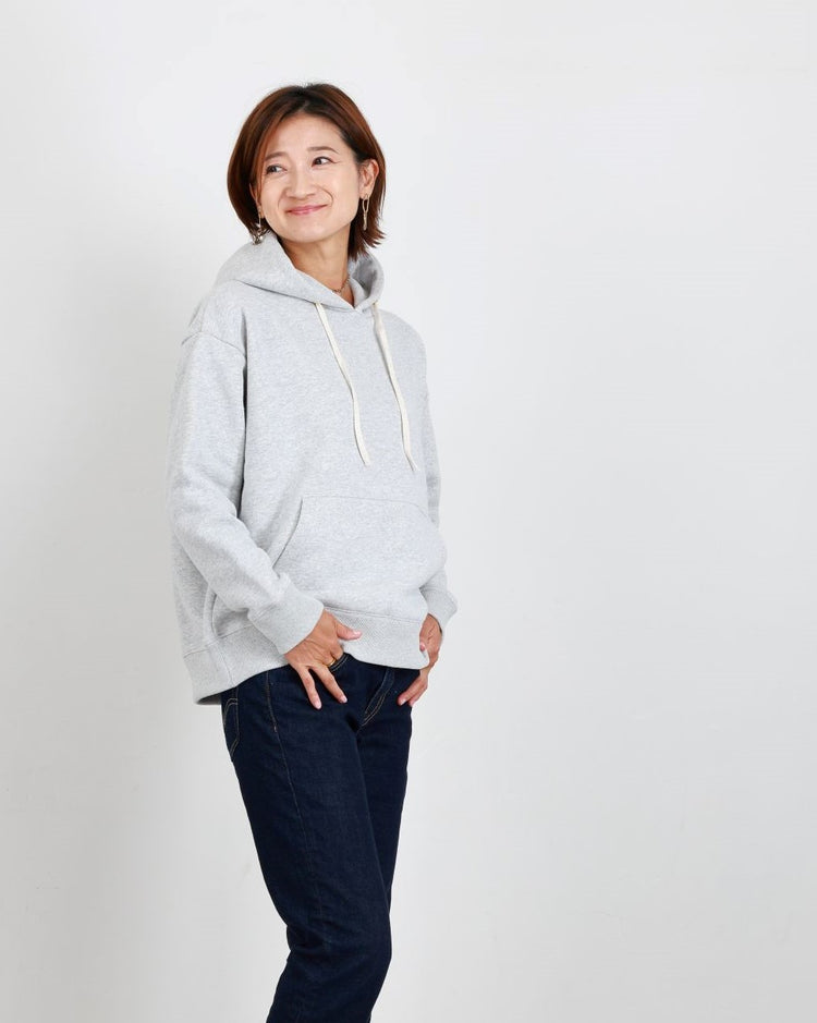 起毛裏毛ユニセックスBIGパーカー