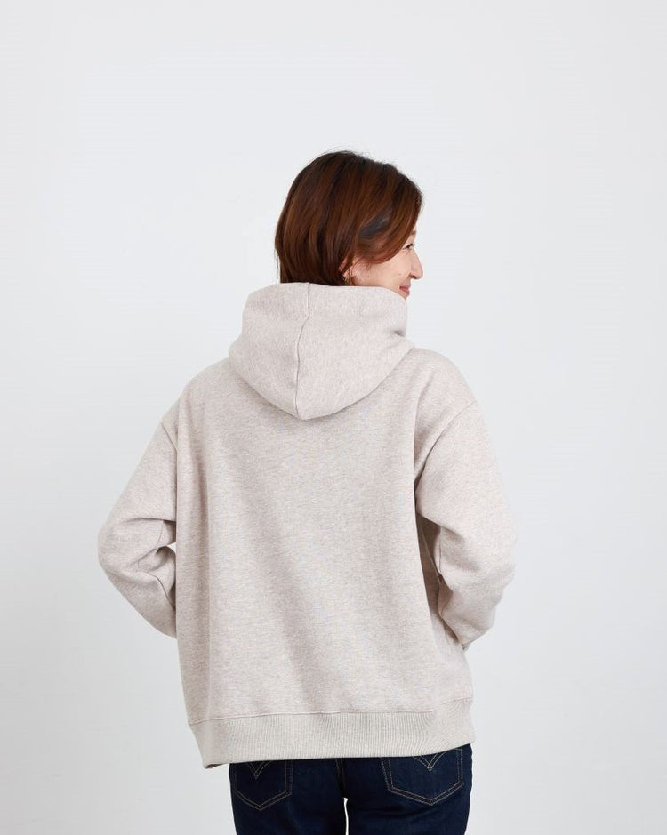 起毛裏毛ユニセックスBIGパーカー