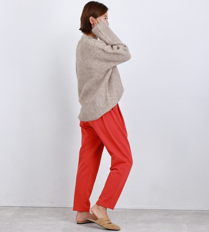 裏毛タックパンツ