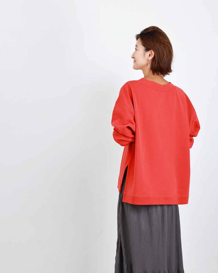 裏毛Ⅴネックプルオーバー