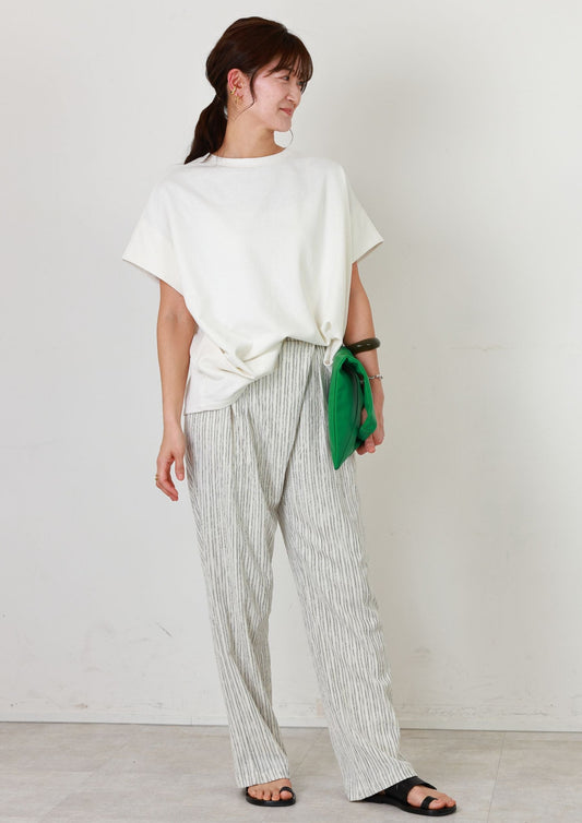 サスティナブル糸を使用した裏毛トップス