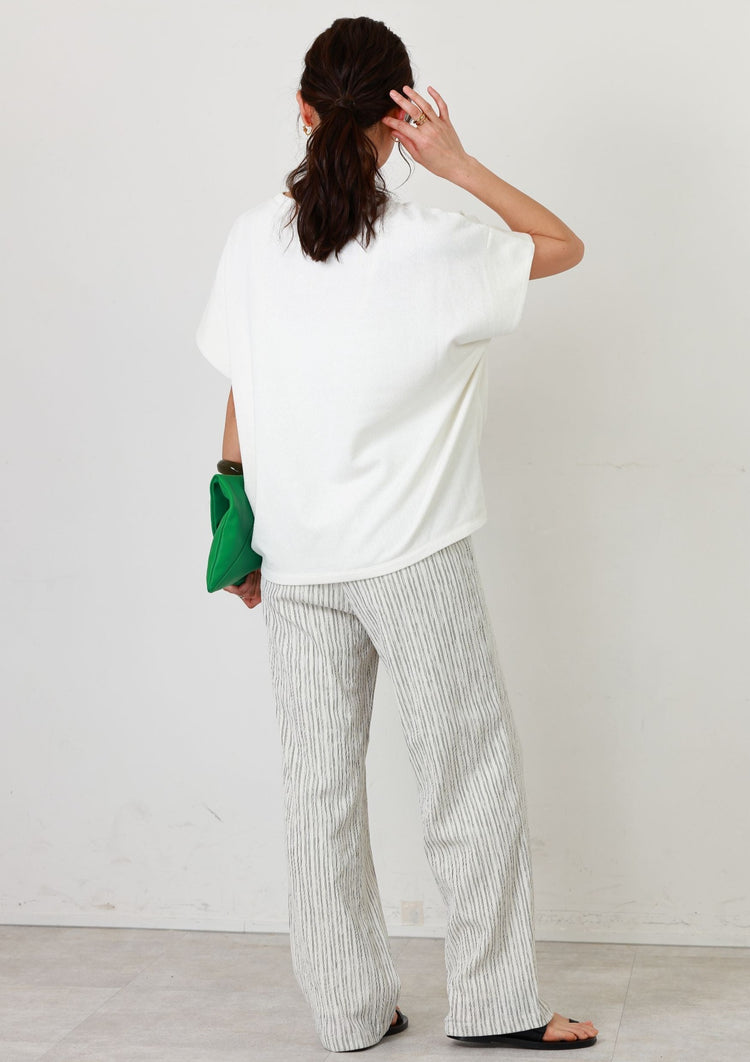 サスティナブル糸を使用した裏毛トップス