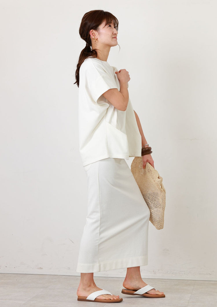 サスティナブル糸を使用した裏毛トップス