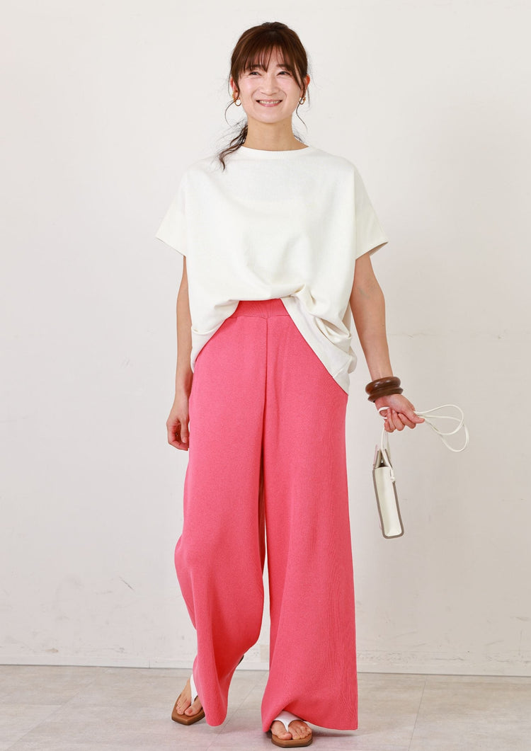 サスティナブル糸を使用した裏毛トップス