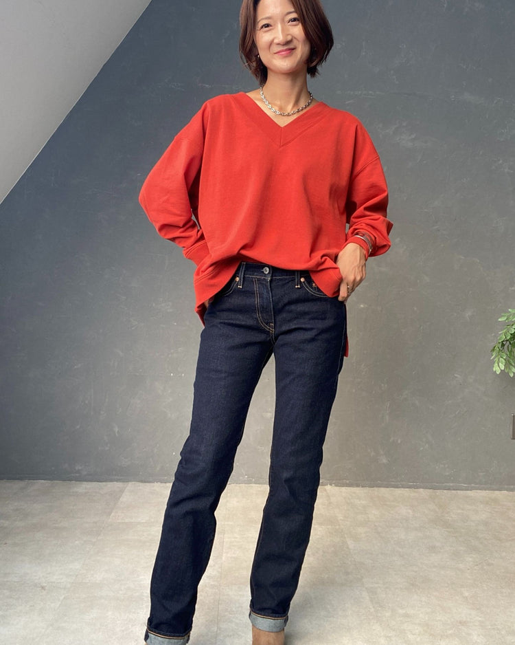 裏毛Ⅴネックプルオーバー