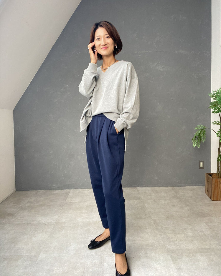 裏毛Ⅴネックプルオーバー