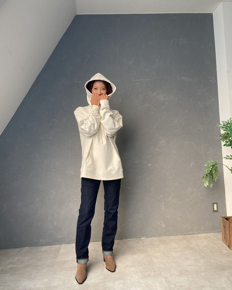 裏毛ユニセックスサイズフーディ