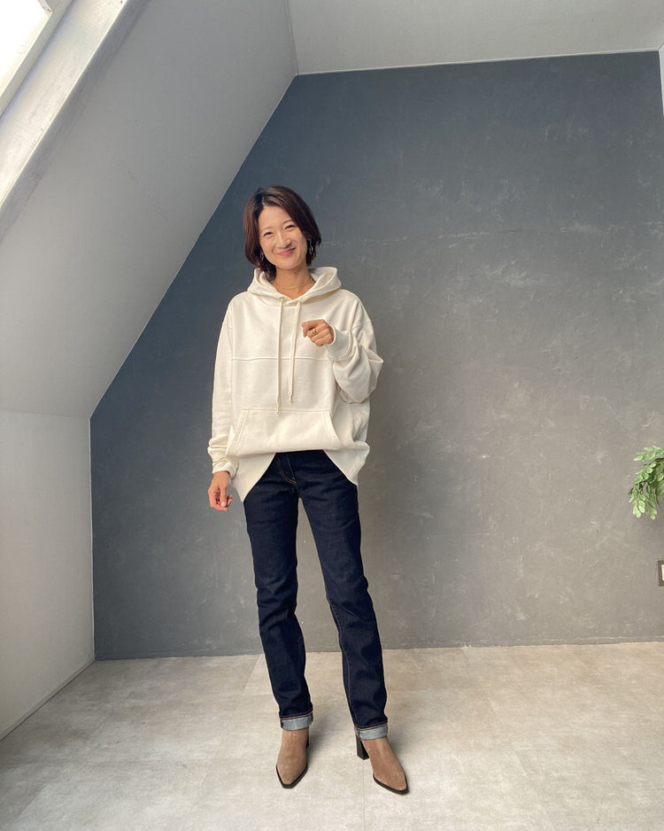 裏毛ユニセックスサイズフーディ