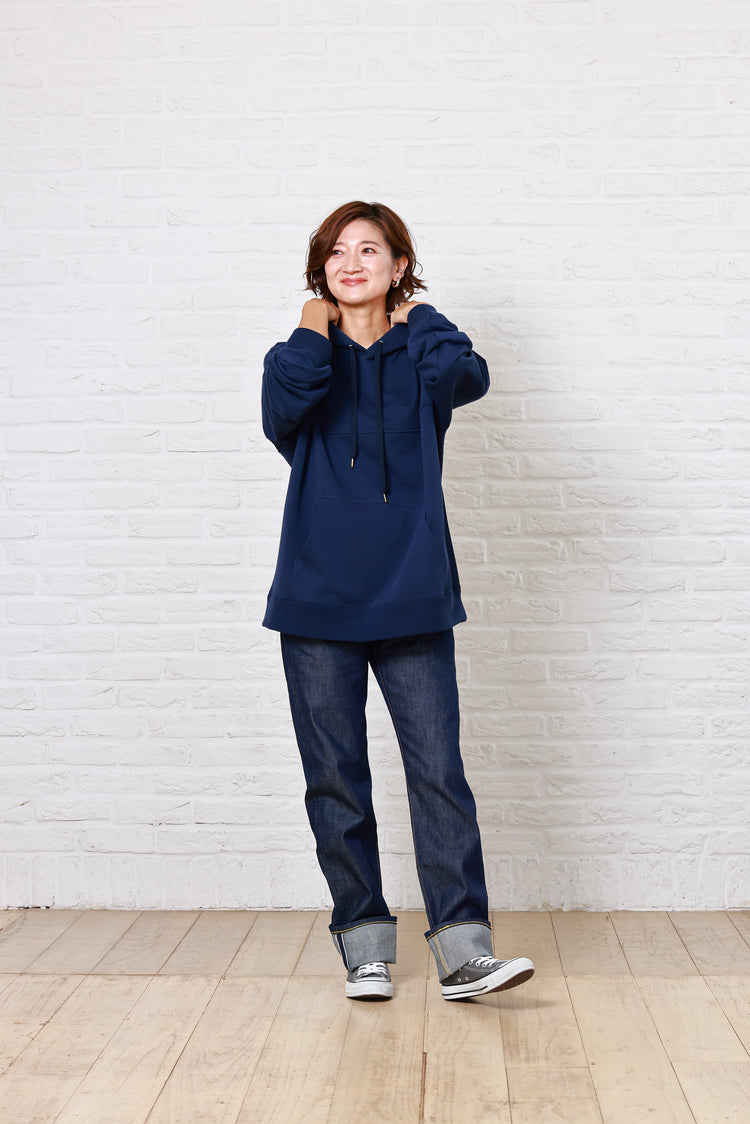 裏毛ユニセックスサイズフーディ