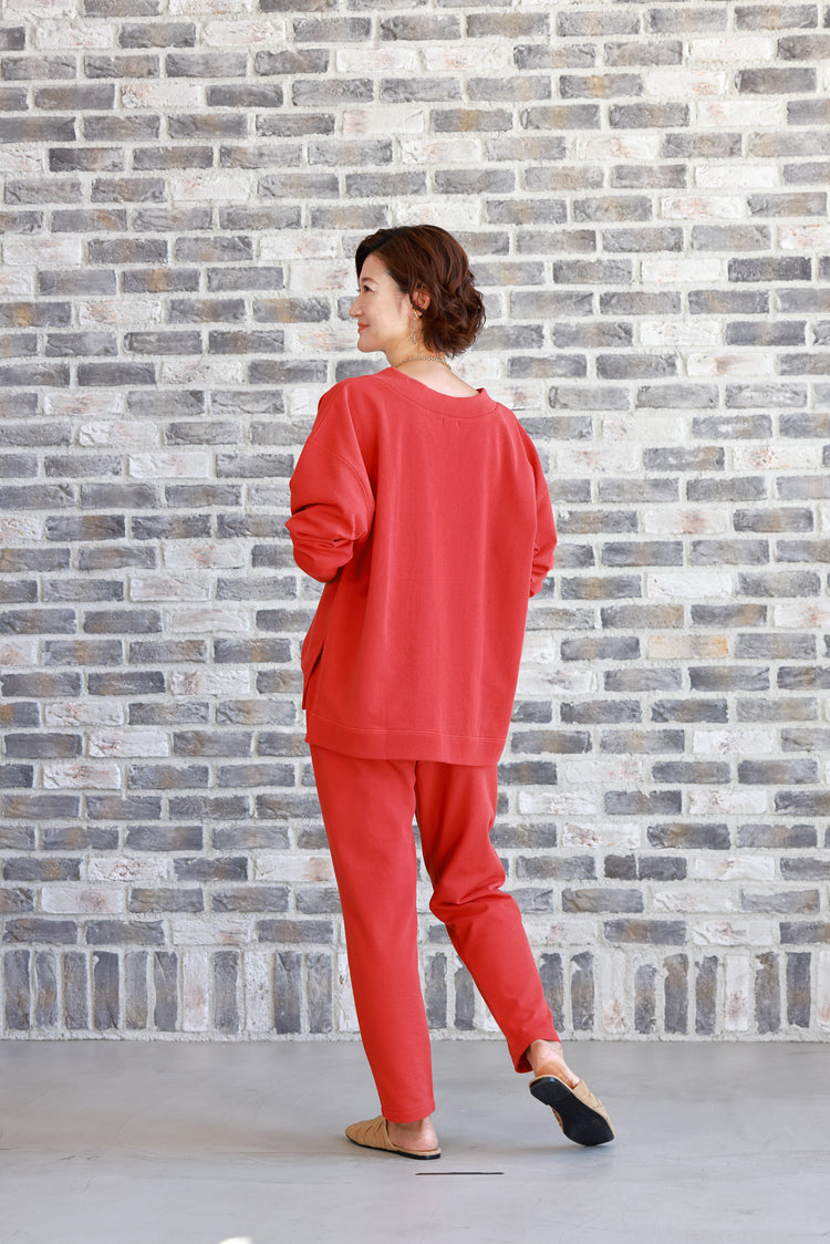 裏毛Ⅴネックプルオーバー