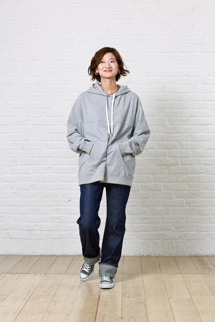 裏毛ユニセックスサイズフーディ