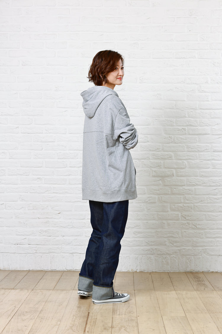 裏毛ユニセックスサイズフーディ