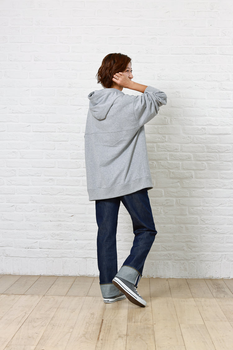 裏毛ユニセックスサイズフーディ