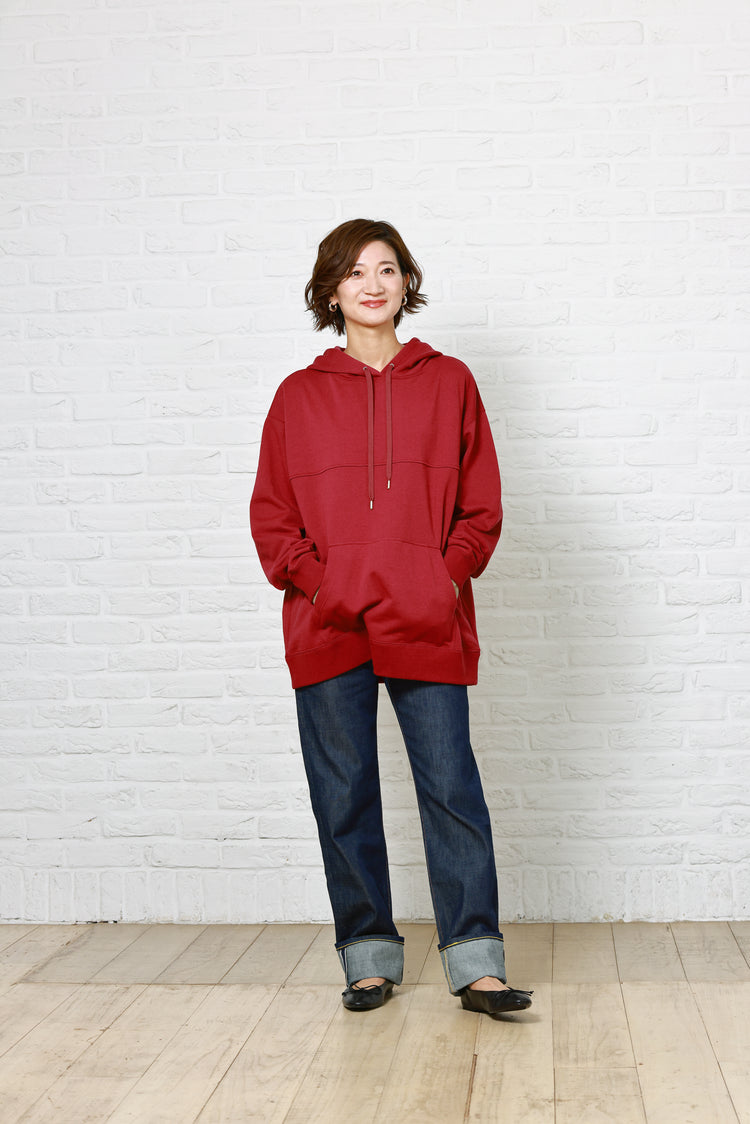 裏毛ユニセックスサイズフーディ