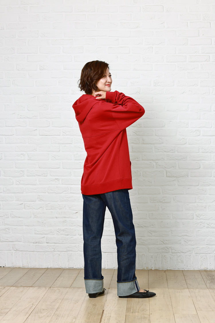 裏毛ユニセックスサイズフーディ