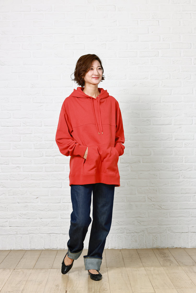 裏毛ユニセックスサイズフーディ