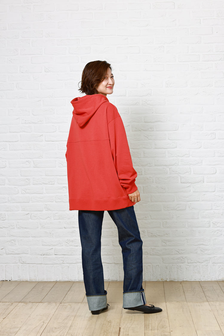 裏毛ユニセックスサイズフーディ