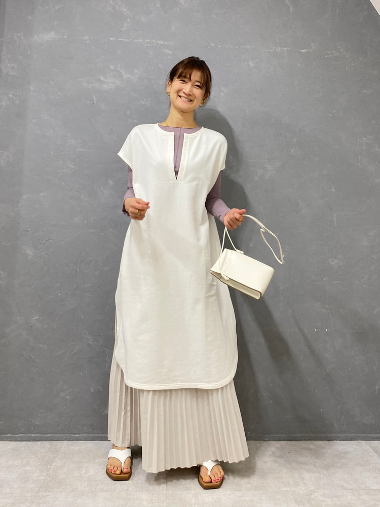 裏毛カフタンドレス