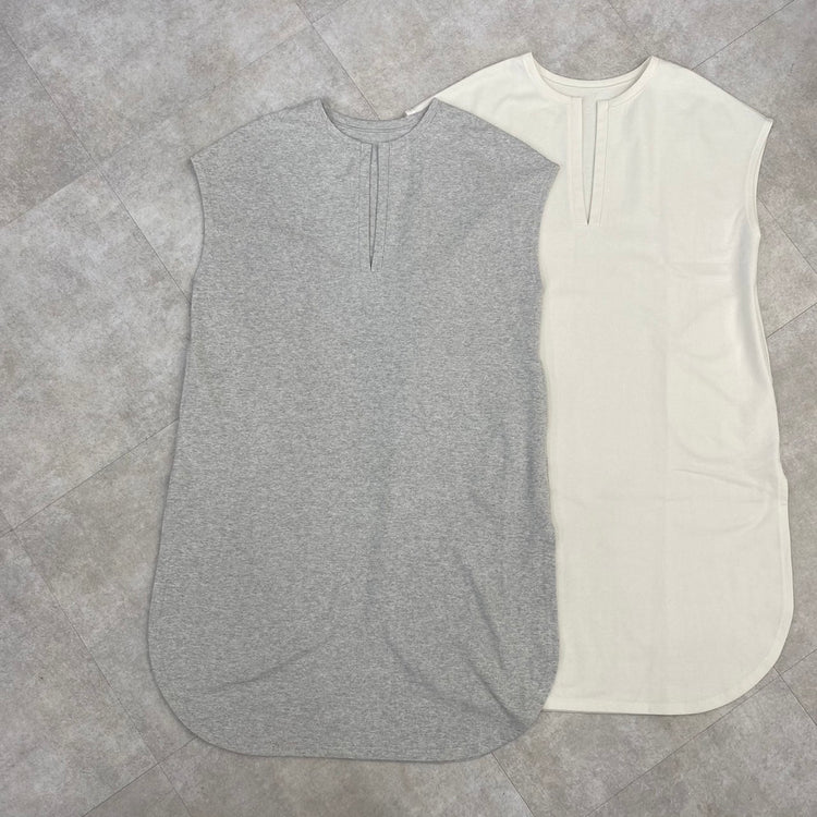 裏毛カフタンドレス