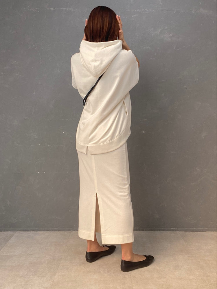 裏毛フレンチ袖ビッグフーディー