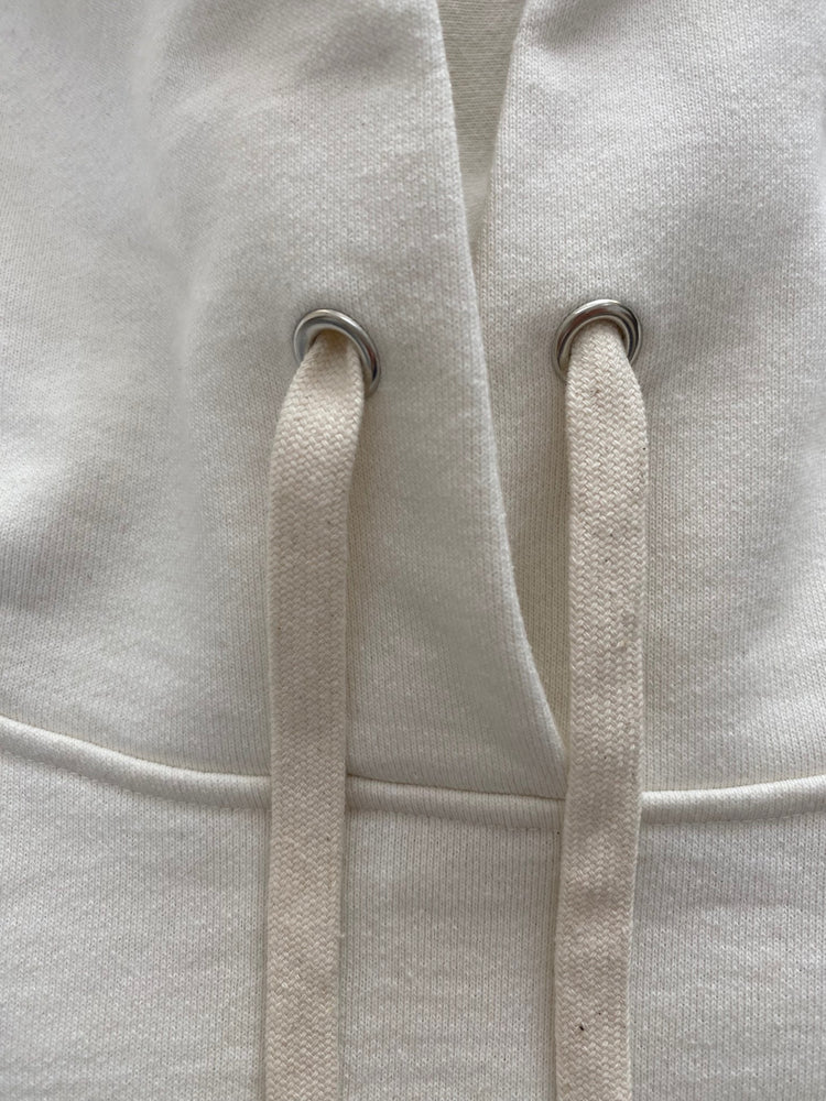 裏毛フレンチ袖ビッグフーディー