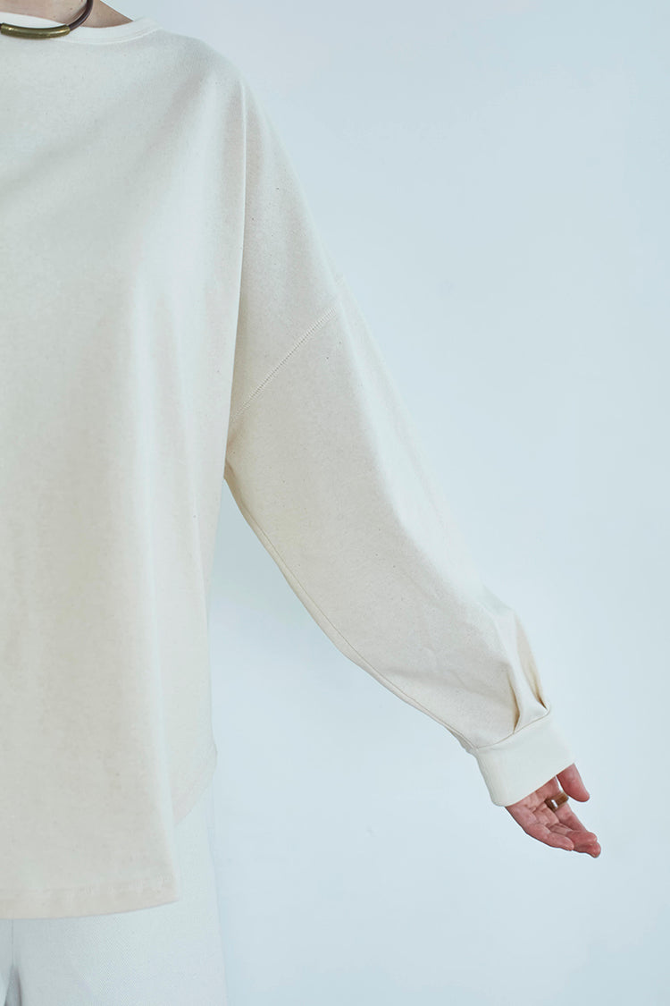 ボリューム袖Tシャツ
