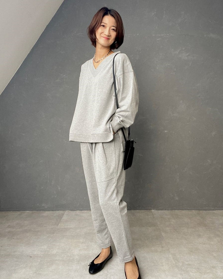 裏毛Ⅴネックプルオーバー